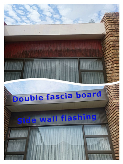 Double-fascia-board-installed. Double-fascia-board-installed.