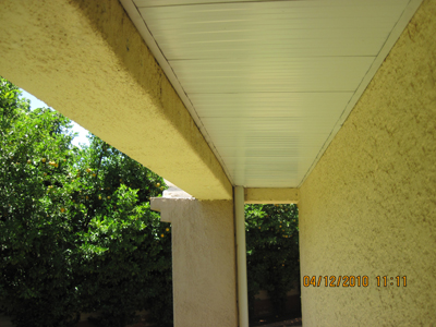 Completed Fascia Ceiling. Completed Fascia Ceiling.