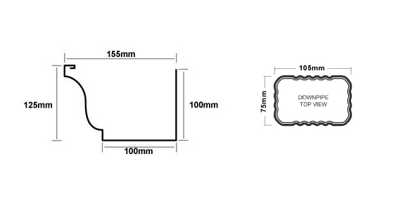 150 mm Gutter specifications 150 mm Gutter specifications