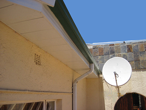 Completed Fascia Ceiling in white. Completed Fascia Ceiling in white.